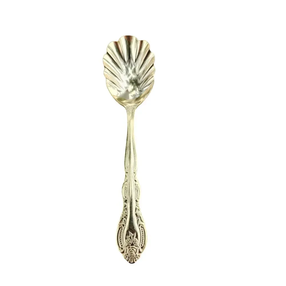 International Silver San Marcos Gold Electroplate Sugar Spoon 6in Replacement